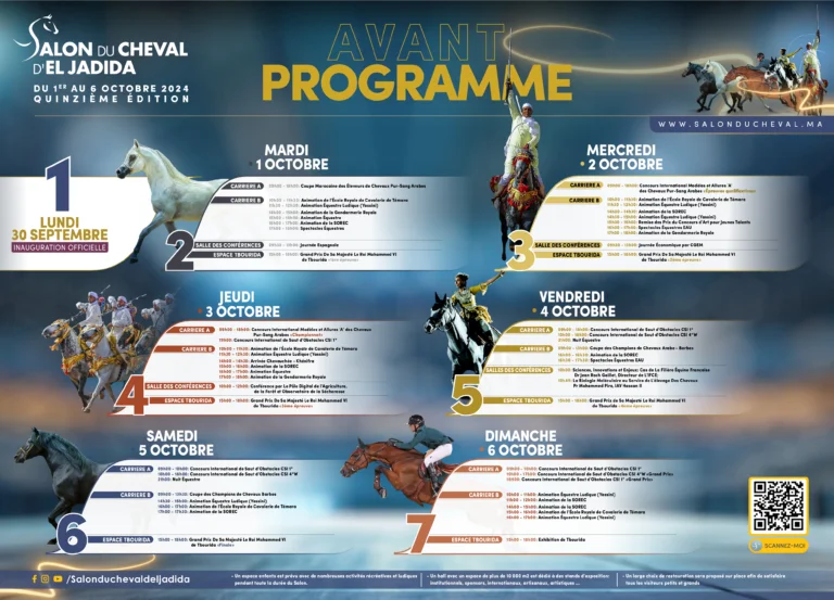 Le Salon du Cheval d’El Jadida 2024 : Une immersion équestre et culturelle